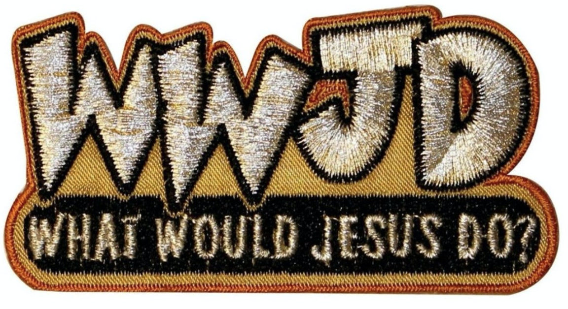 WWJD What Would Jesus Do Patch